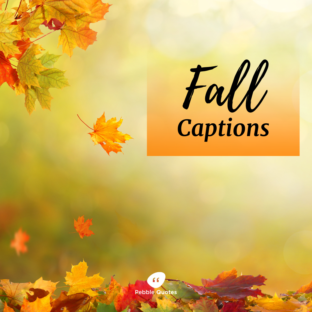Fall Captions for Instagram, autumn captions